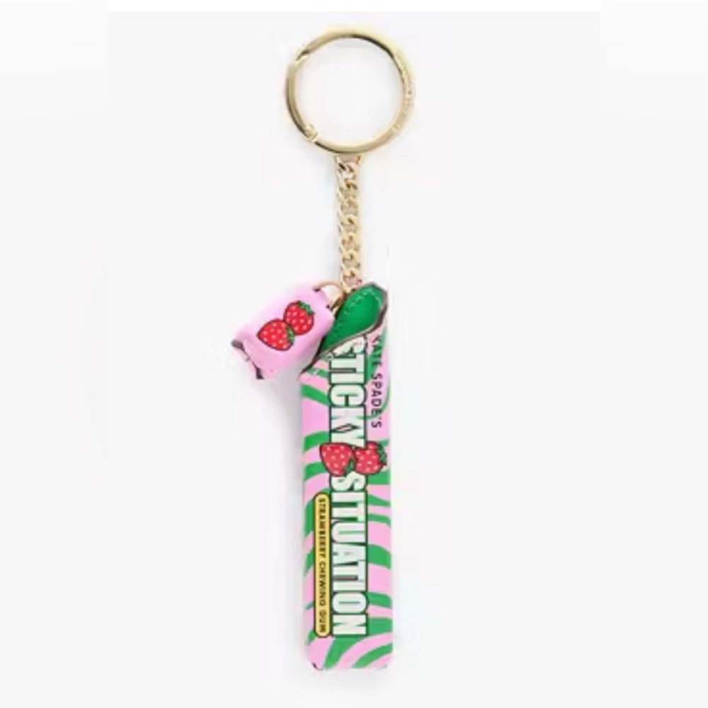 🩶KATE SPADE BUBBLEGUM BAG CHARM - NWT🩶